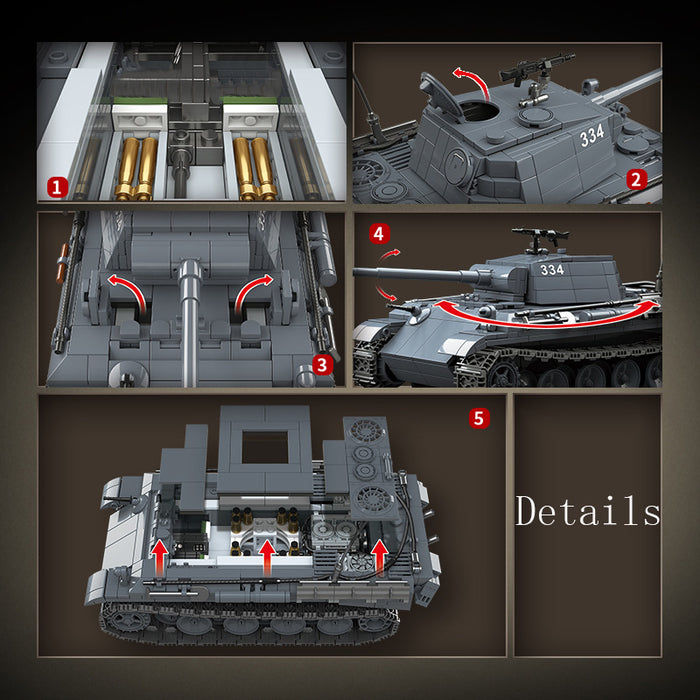 WW2 German Panther Ausführung.G Medium Tank