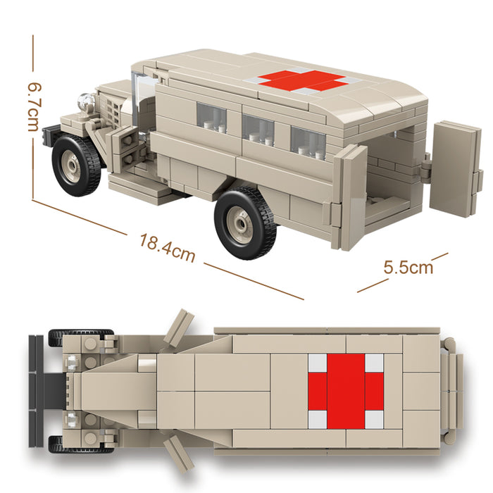 WW2 Soviet GAZ-55 Military Ambulance