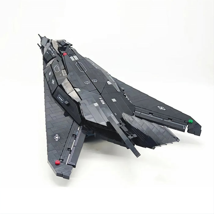 USAF F-117 Nighthawk Stealth Aircraft brick build kit