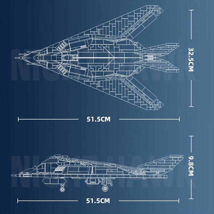 USAF F-117 Nighthawk Stealth Aircraft