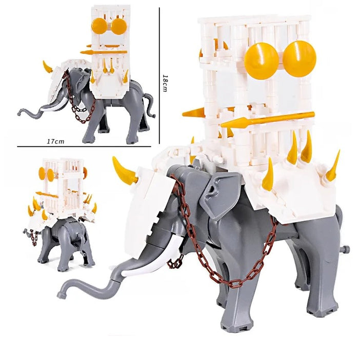 Ancient War Elephant custom brick built fig