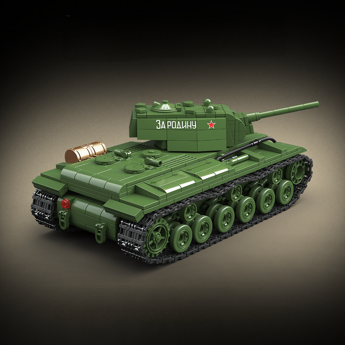 WW2 Soviet KV-1 (M-1941) Heavy Tank brick built kit