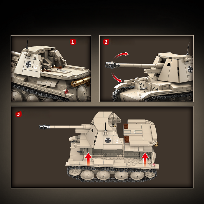 WW2 German Army Marder III H Tank Destroyer