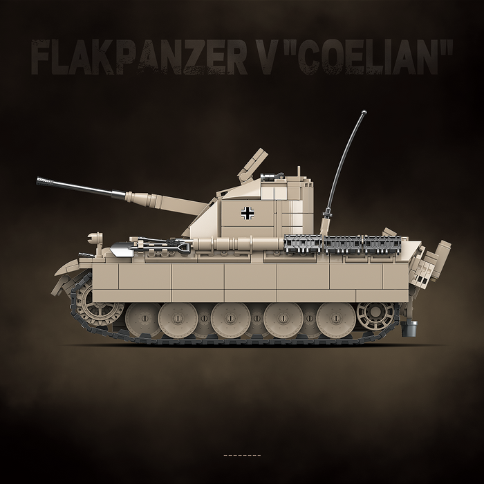 WW2 German Army Flakpanzer V "COELIAN"