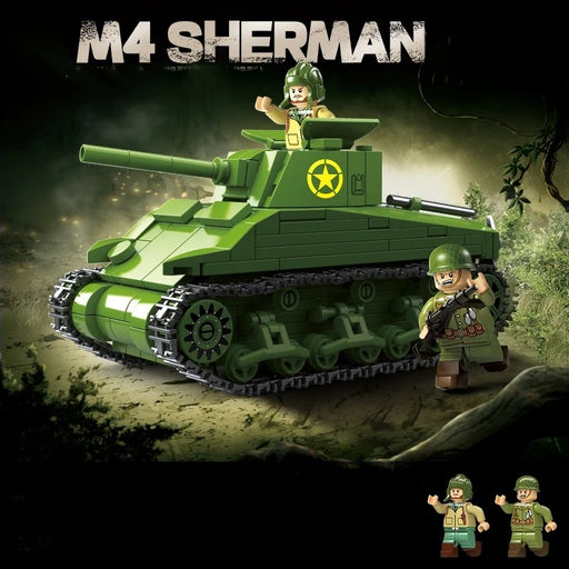 WW2 USA Army M4 Sherman Tank (Mini)