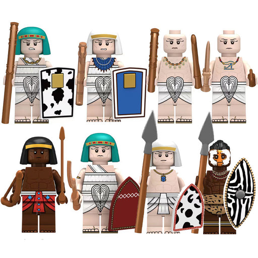 Ancient Egyptian Warriors x8 custom figures