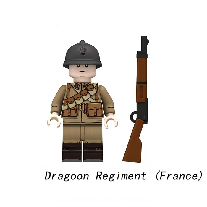 WW2 French Army Dragoon regiment infantry