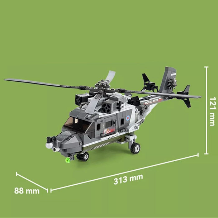 Britsh Royal Navy Lynx HMA.8 Multipurpose Helicopter