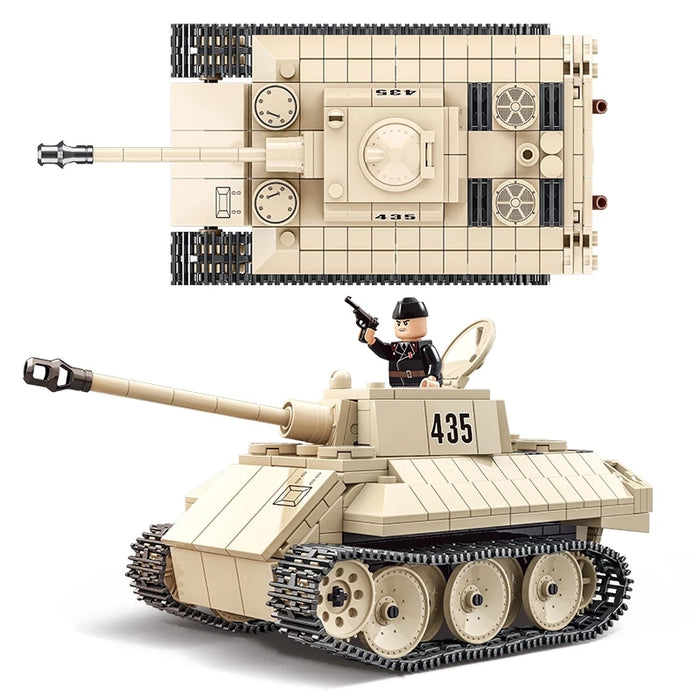 custom brick built German light tank