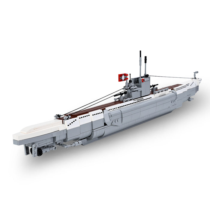 WW2 German U-48 Type VII U-boat brick built kit