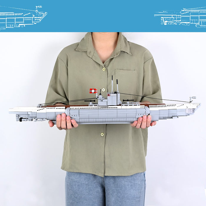 WW2 German Kriegsmarine U-48 Type VIIB U-boat build kit