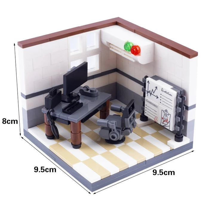 brick built MOC business office display set