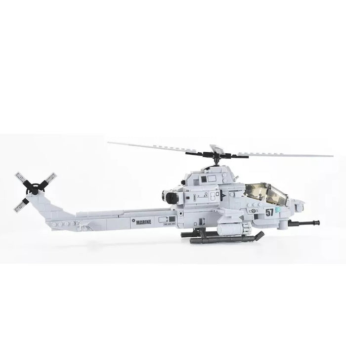 Brick Block Army AH-1Z Viper Attack helicopter
