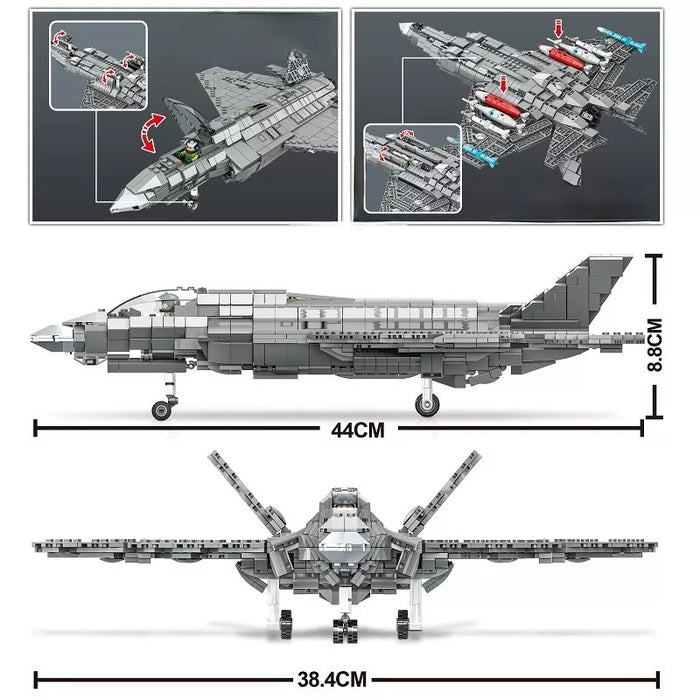 USN F-35C Stealth Multirole Combat Aircraft
