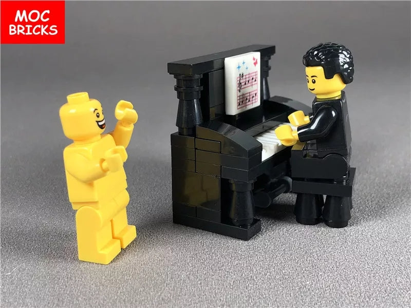 Grand piano custom blocks and building bricks