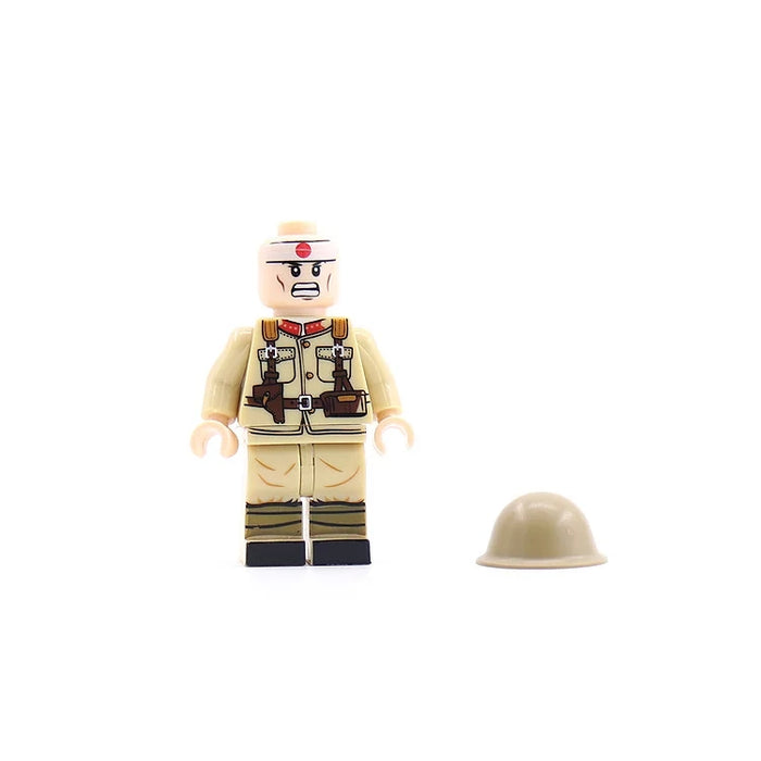 Custom building brick Japanese ww2 soldier