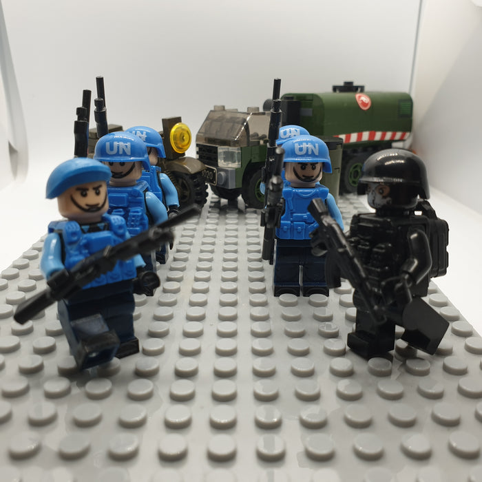 custom lego UN Peacekeepers