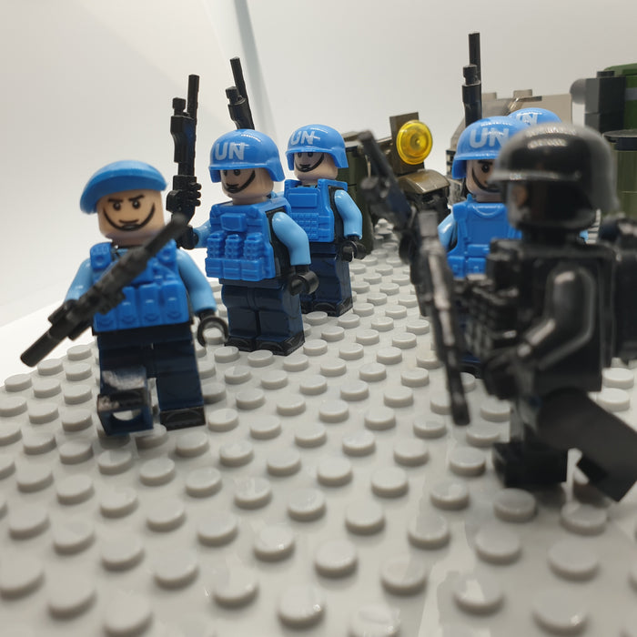 custom lego UN Peacekeepers
