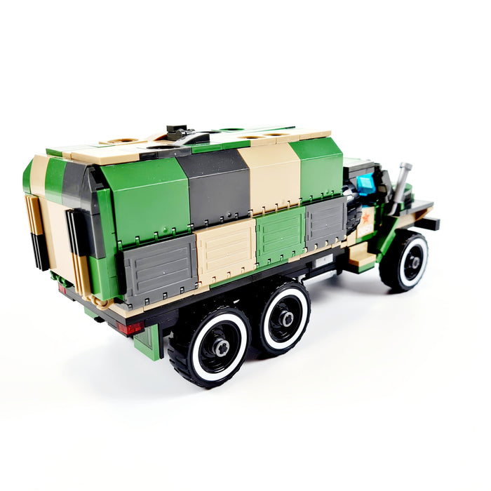 Custom brick built Ural 375 Cargo truck Kit