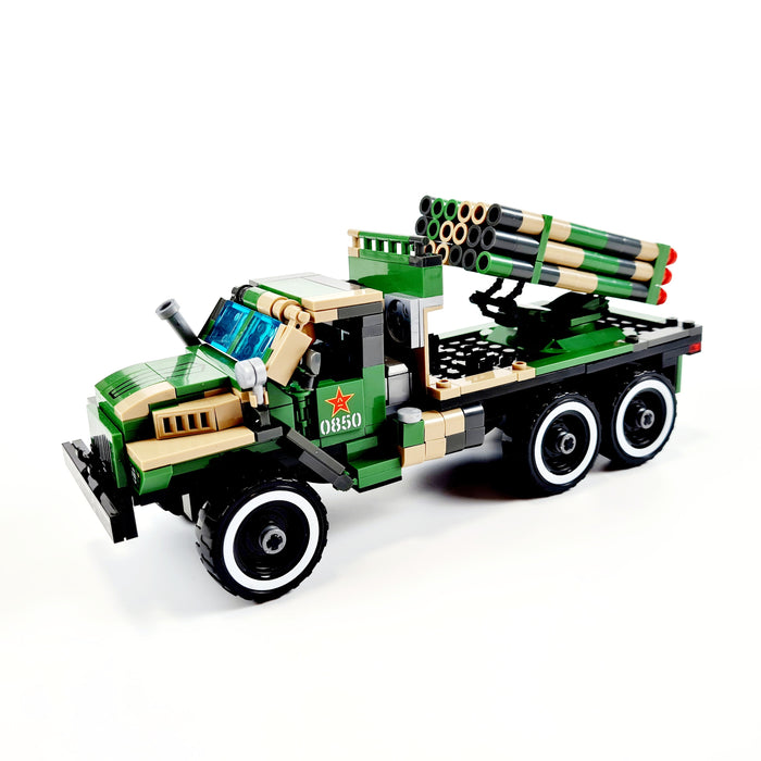 Soviet BM-21 VDV MLRS