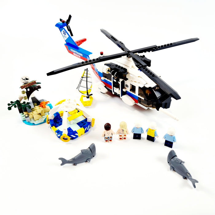Custom brick built MH-60 Jayhawk Helicopter