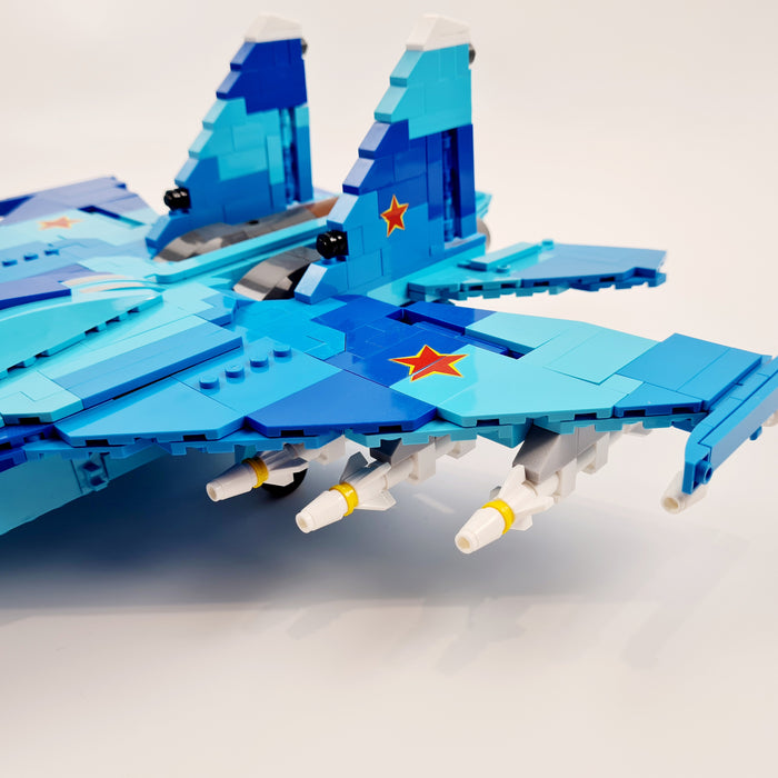 RuAF Su-27SM fighter with R-27 AA missiles