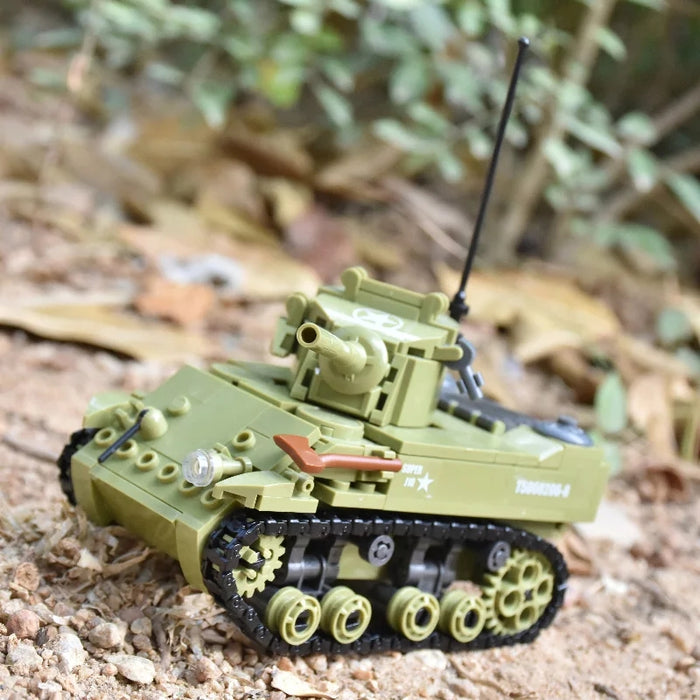 WW2 US Amry M5A1 Stuart Light Tank build kit