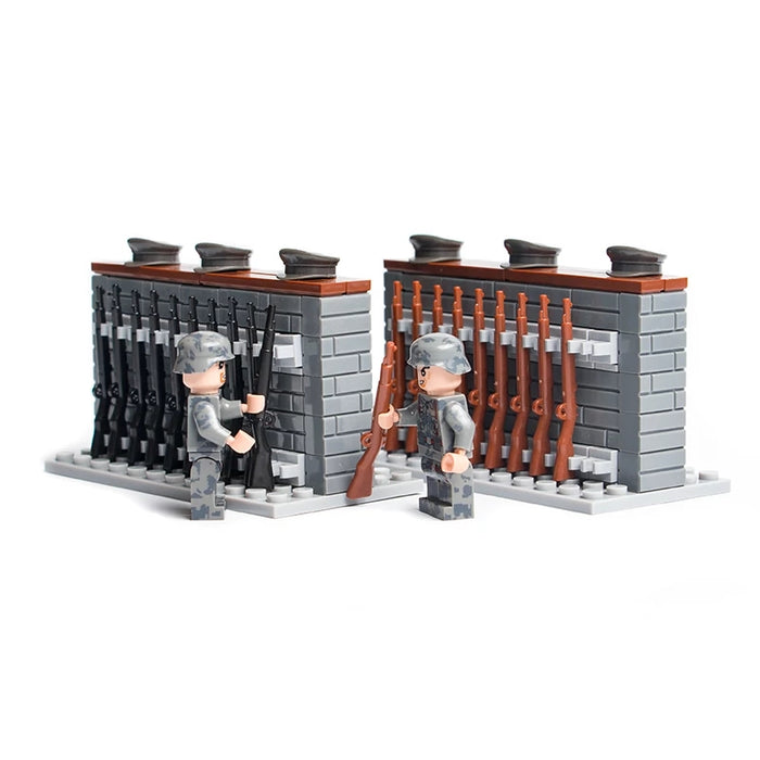 German soldiers near a MOC 98k Rifle rack