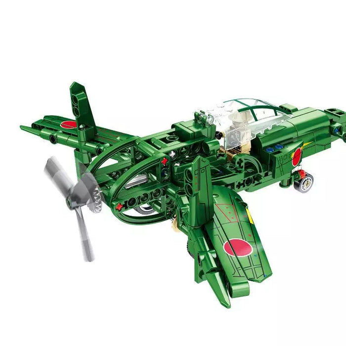 Magnificent lightning Japanese WW2 fighter