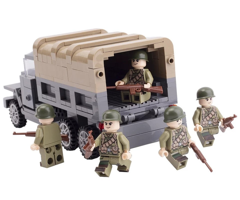 WW2 US Army "Jimmy" Truck and Infantry x8