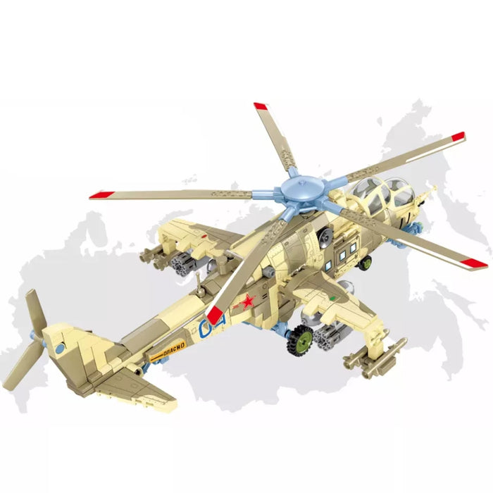 Russian Air Force MI-24 Helicopter Gunship