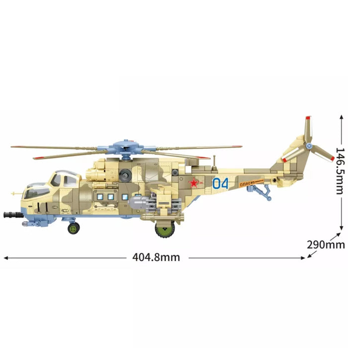 Russian Air Force MI-24 Helicopter Gunship