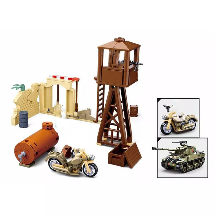 WW2 British Sherman Firefly Tank "8th Armoured Brigade"