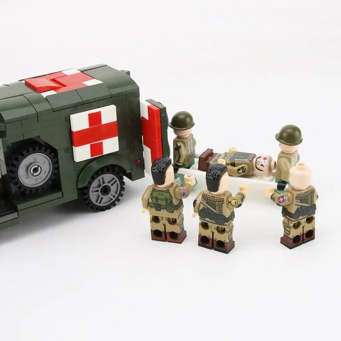 WW2 US Army Military Medic Team