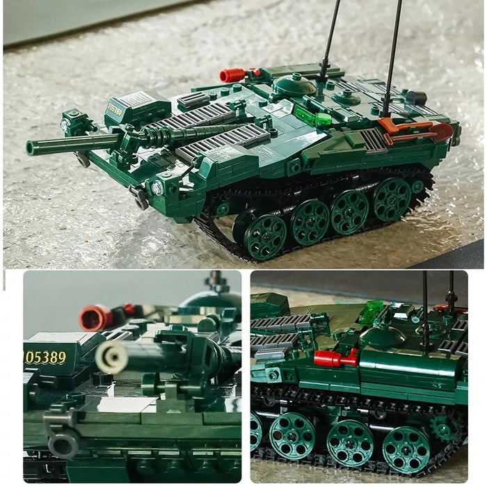Swedish Strv 103B S-Tank brick built kit