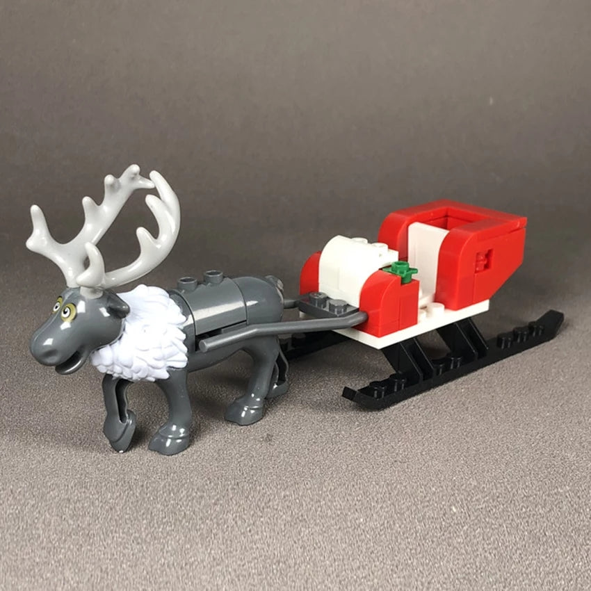 compatible lego Christmas Santa Sleigh