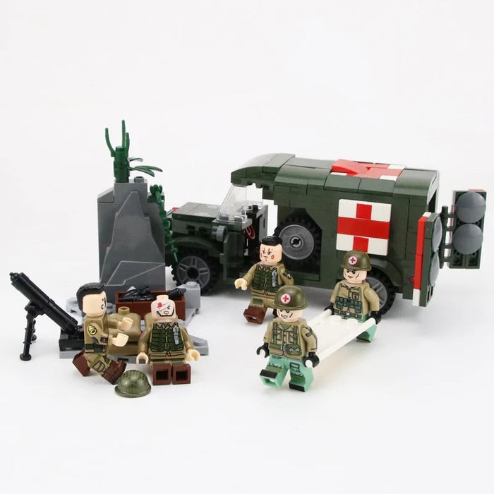 WW2 dodge ambulance and us 82 airborne division