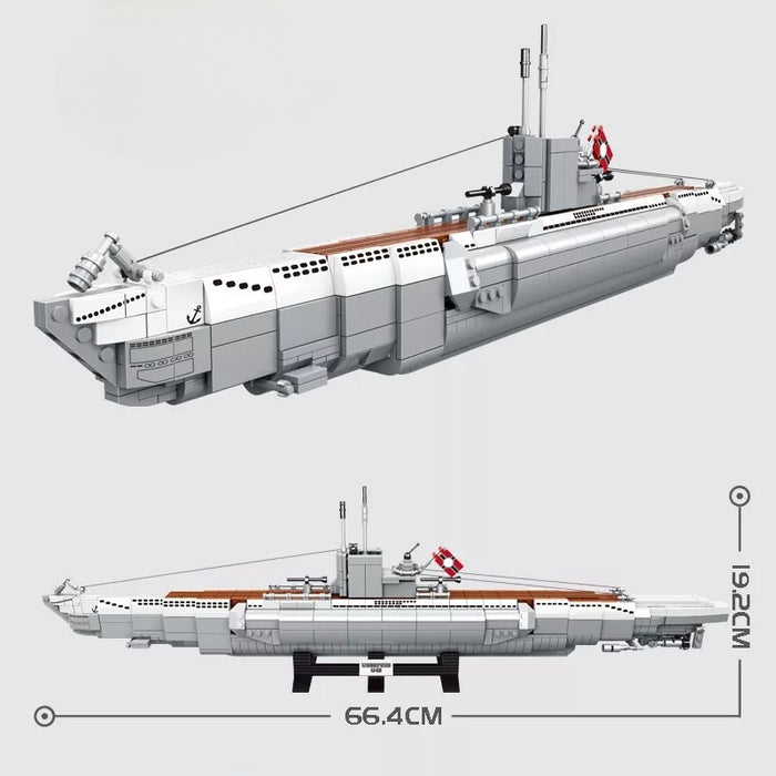 WW2 German Kriegsmarine U-48 Type VIIB U-boat