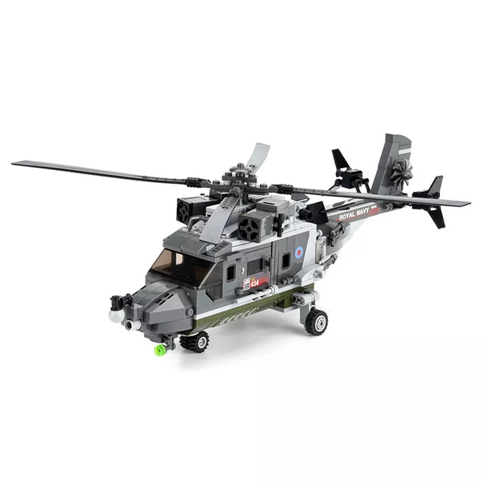 Britsh Royal Navy Lynx HMA.8 Multipurpose Helicopter