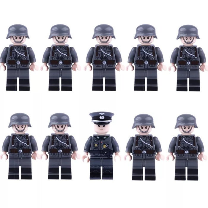 WW2 German Infantry Squad (V2) x10