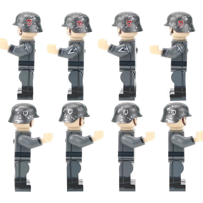 WW2 German Infantry "Bodenständige" Squad x9