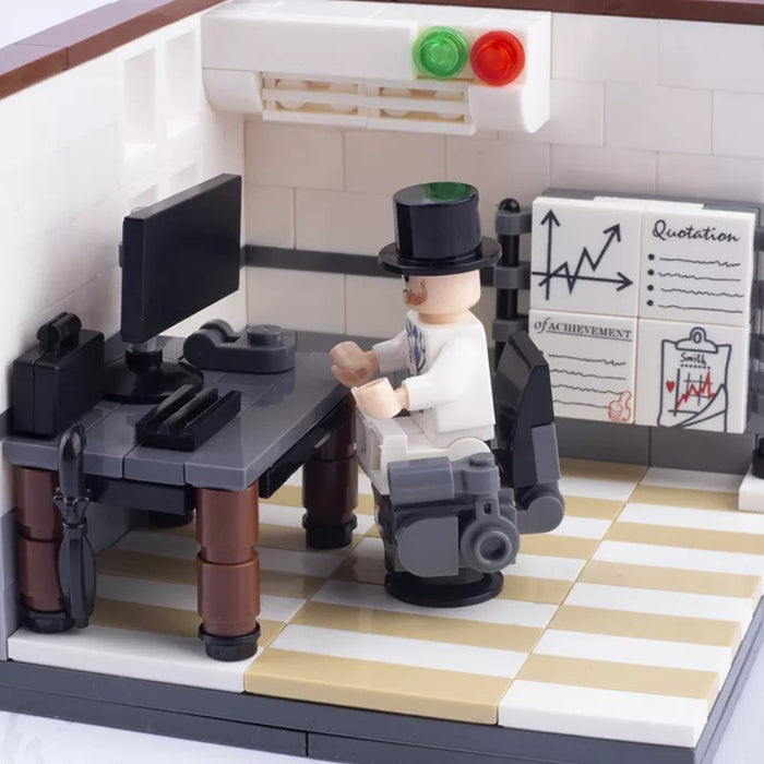 brick built MOC business office display set