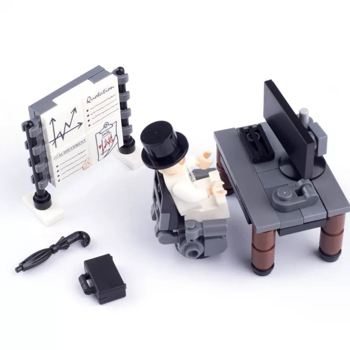 brick built MOC business office display set