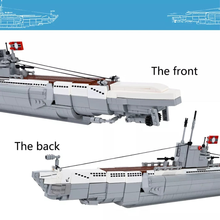 WW2 German Kriegsmarine U-48 Type VIIB U-boat