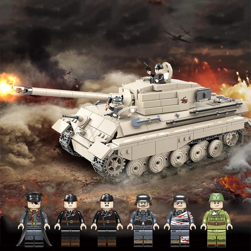 compatible lego German King tiger tank