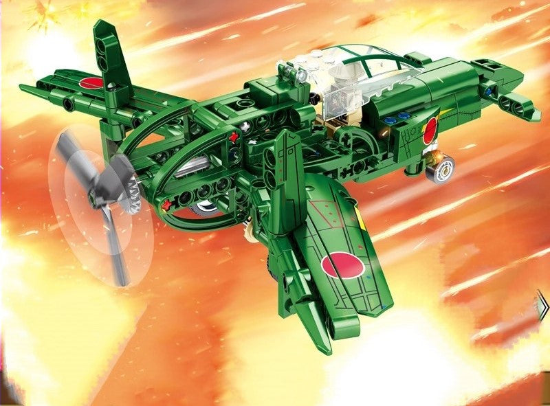 WW2 Japanese Kyūshū J7W Shinden Fighter