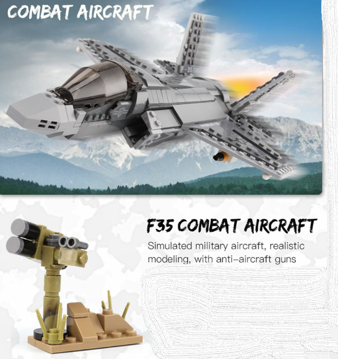 F-35 building blocks set