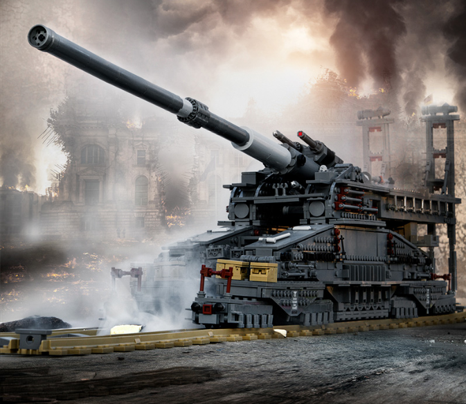 WW2 Schwerer Gustav Railway Artillery