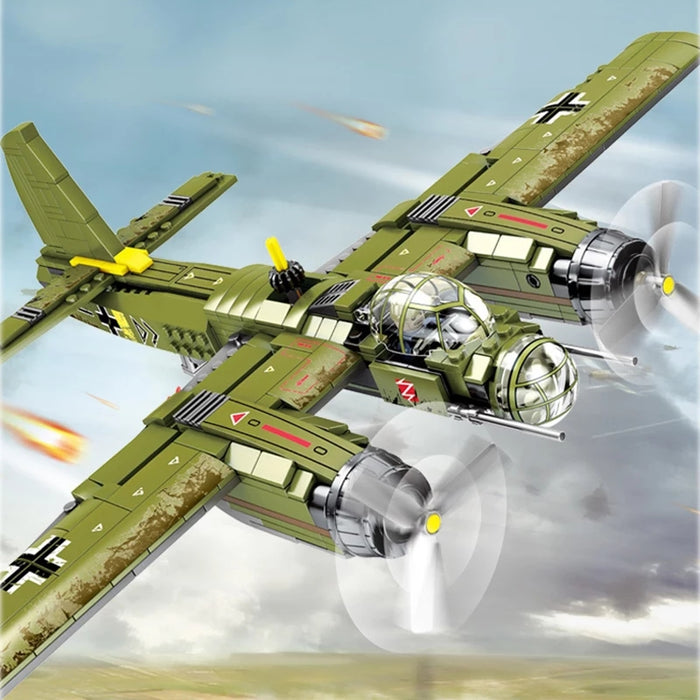 Ju-88 building blocks custom bricks