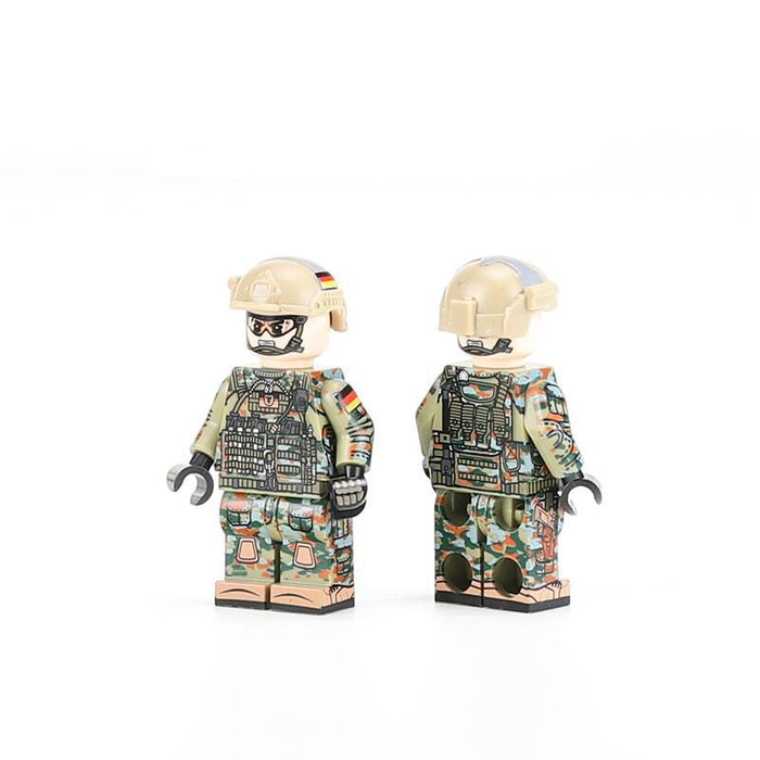 German Army Kommando Spezialkräfte "KSK" figures custom brick built